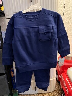 Navy Blue Kids 2-Piece Set